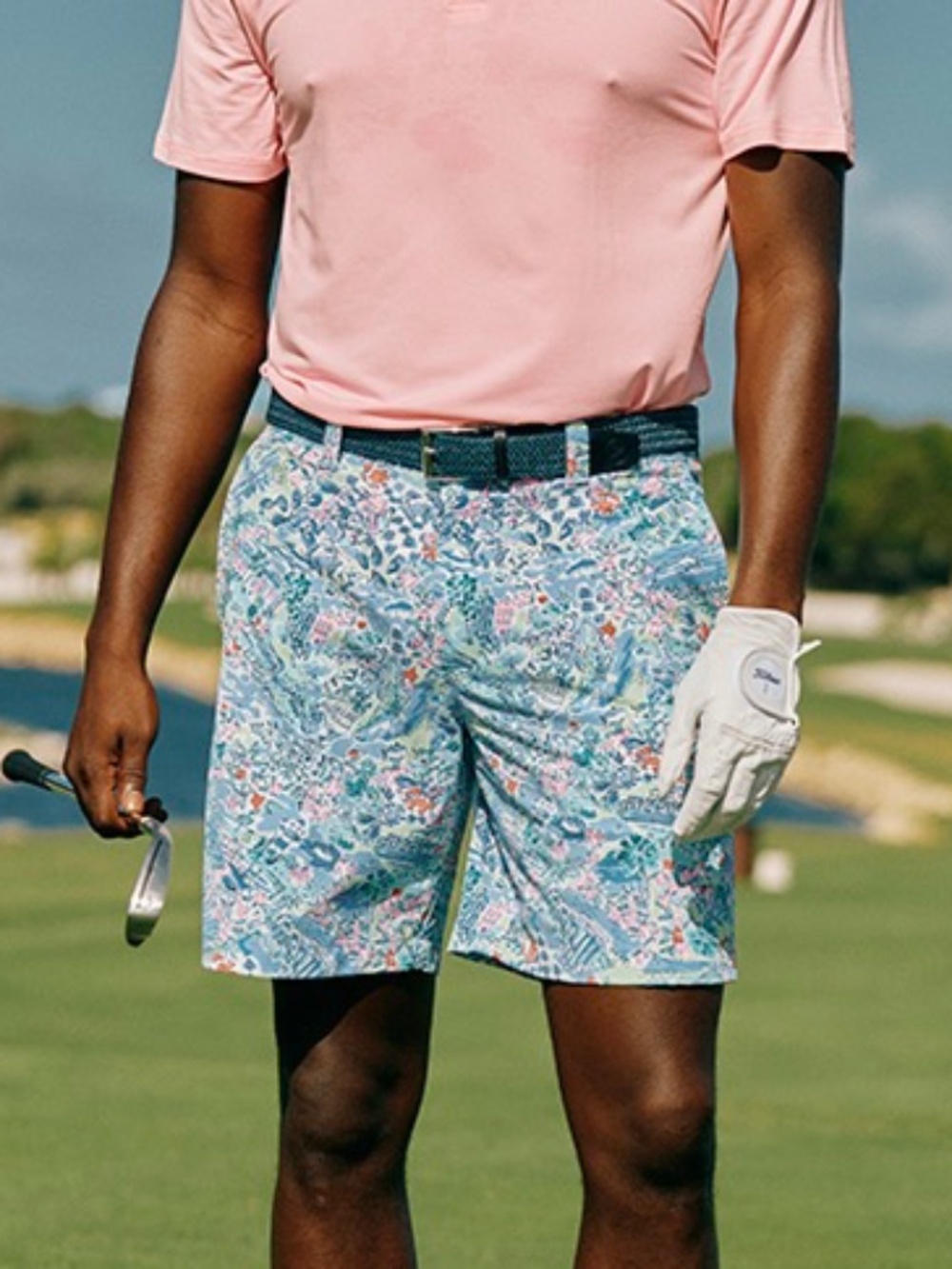 Lily Pulitzer X Southern Tide Lilly Loves South Carolina Print Shorts 36